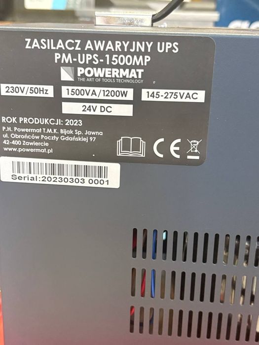 Джерело безперервного живлення Powermat 1500VA/1200W
