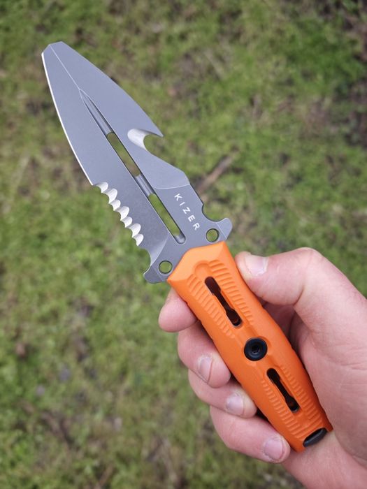 Kizer Norcross Nitro-V/G-10 ніж виживання ,рятівника з ножнами
