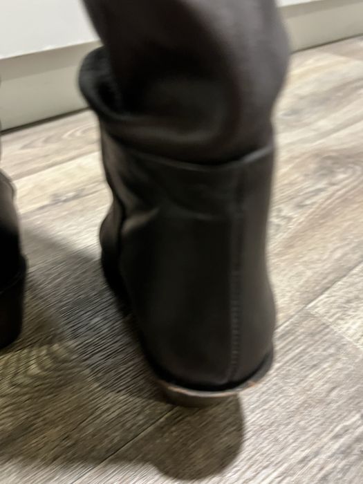 Сапоги высокие Zara, натуральная кожа 38р