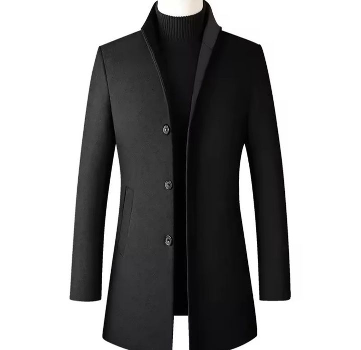 Casaco de inverno homem moda negócios