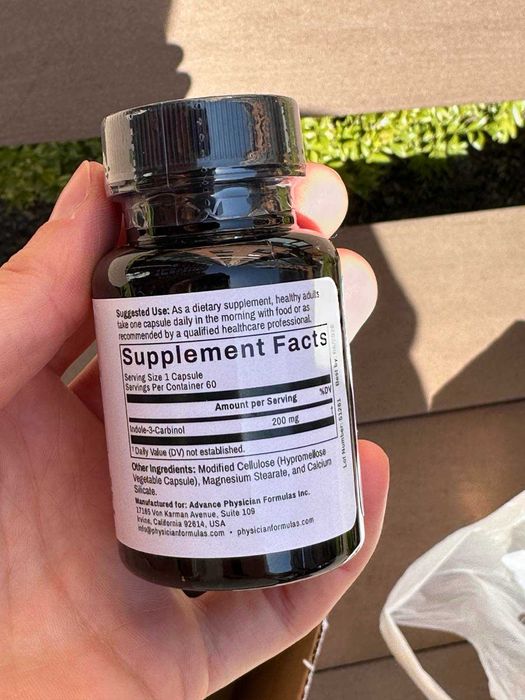 Індол 3 карбінол Advance Physician Formulas індол-3-карбінол 200мг США