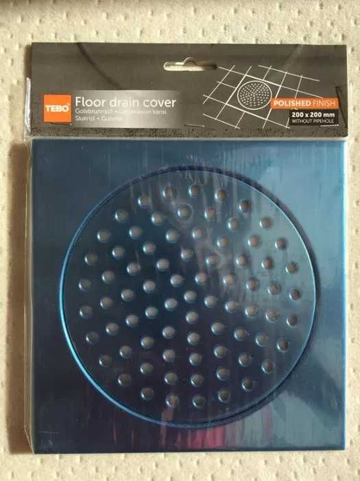 Kratka ściekowa do prysznica 200x200mm. Marka Tebo