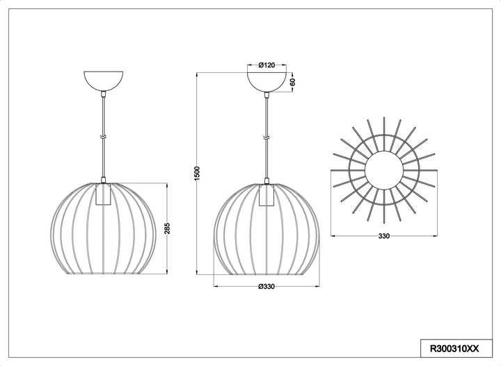 Люстра Reality Evian