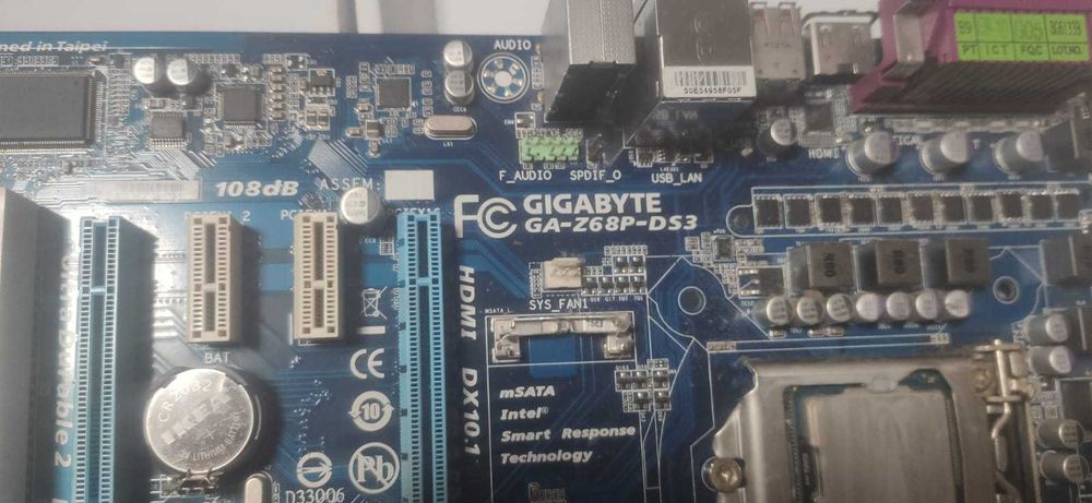 Vendo Motherboard GA-Z68P-DS3 com cpu Intel Core I7-3770