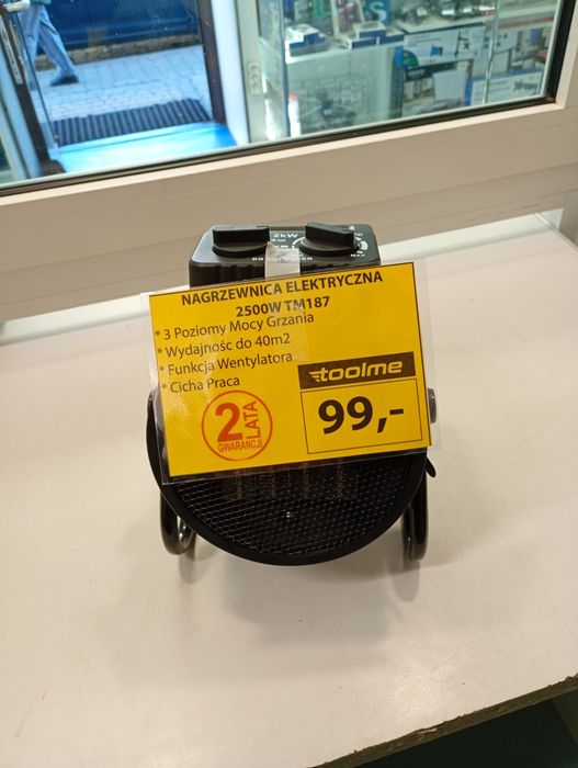 NOWA! Nagrzewnica elektryczna 2 Lata Gwarancji Toolme Komis Madej Sc