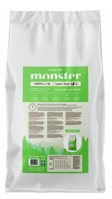Без зерновой корм для собак /щенков гипоалергенный Monster
