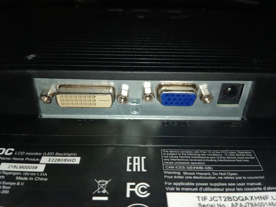 Монитор AOC FULL HD; 60 гц IPS