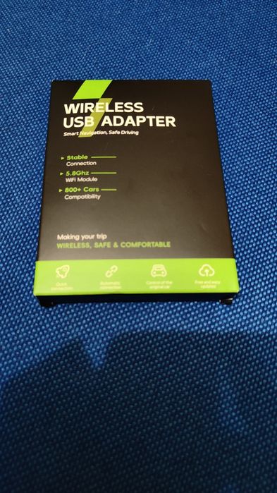 Bezprzewodowy adapter USB dla Apple carplay i Android auto