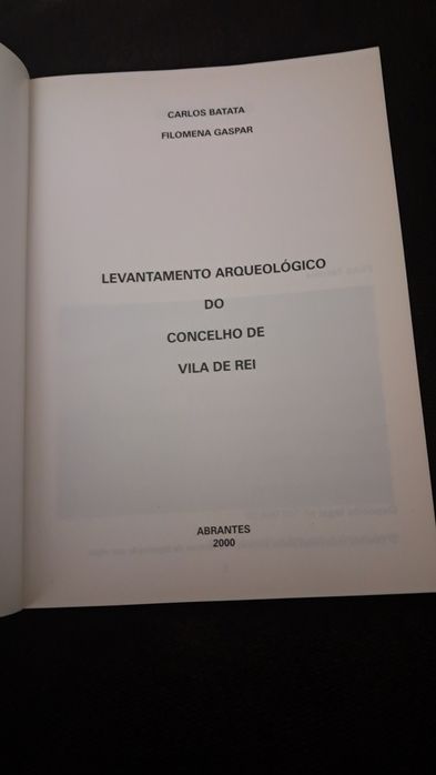 Levantamento Arqueológico do Concelho de Vila de Rei.