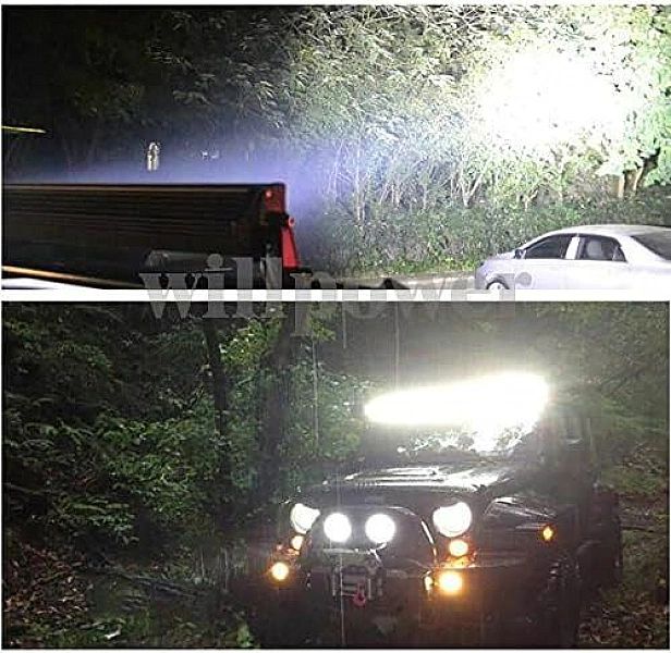 Reflektor Halogen Led Lampa Robocza Ledbar Rigidon 396W 28" Offroad 12