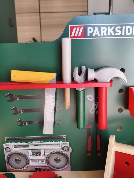 Warsztat parside z narzędziami