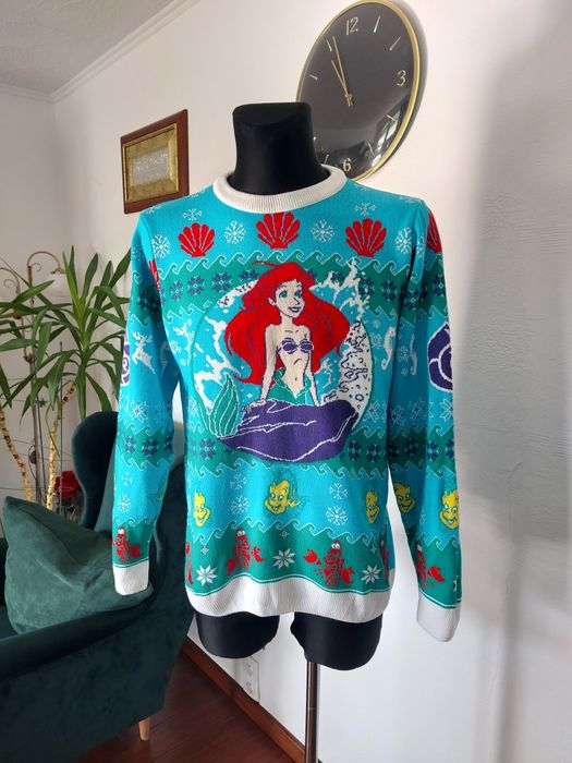 Sweter Disney Ariel Mała Syrenka L uniseks licencjonowany kolekcjoners