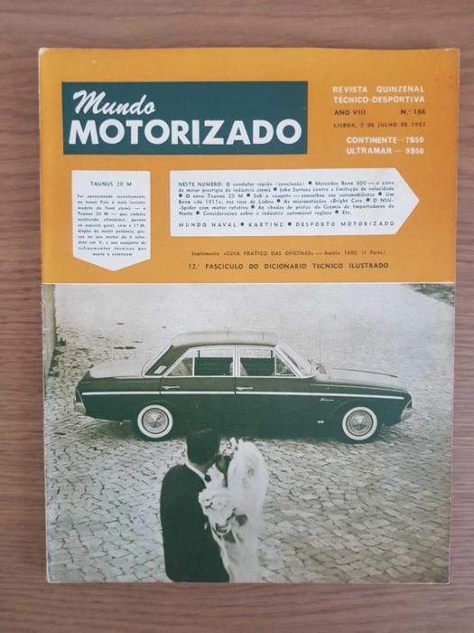Revista Mundo Motorizado Nº186 (Ano:1965)