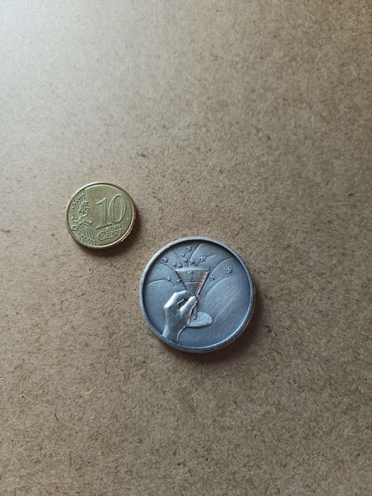 Medalha prata 925 - Parabéns/ aniversário  / prenda