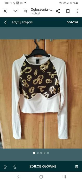 Bluzka cropp top