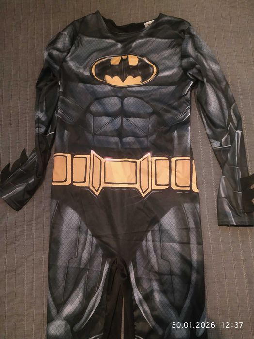 Batman kostium strój przebranie karnawałowe 8-9 lat