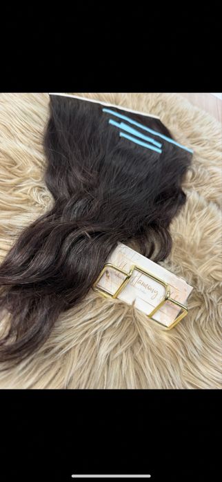 Bio tasmy gotowy zestaw do przedluzania wlosow w domu