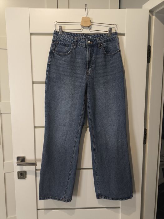 Spodnie jeansowe szerokie nogawki Pepco Beloved Wide Leg rozmiar M