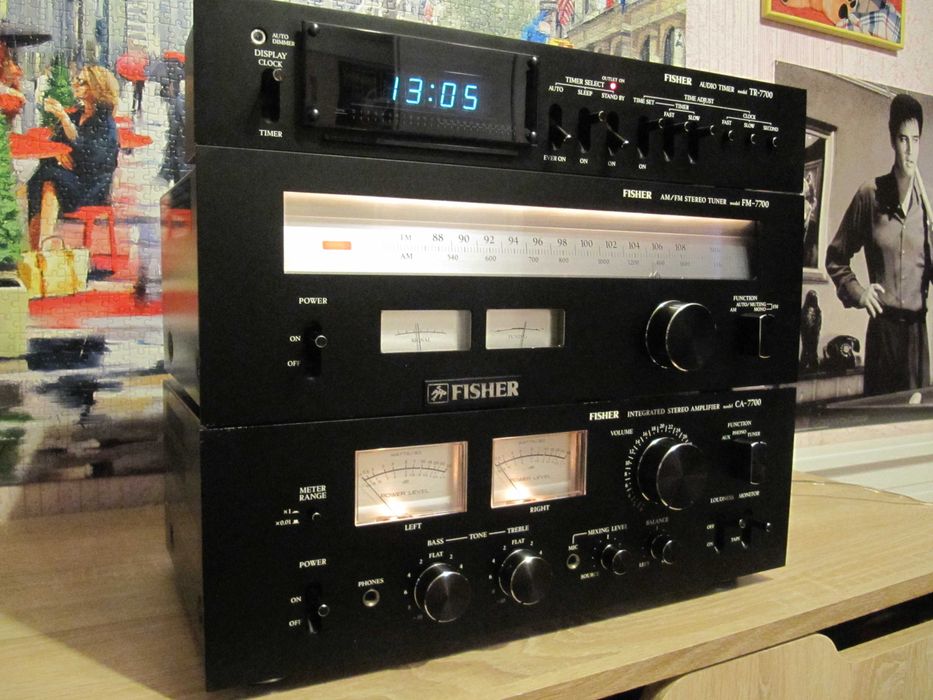 БРЕНДОВАЯ Стереосистема FISHER 7700 HI-FI *Professional Class (Japan)