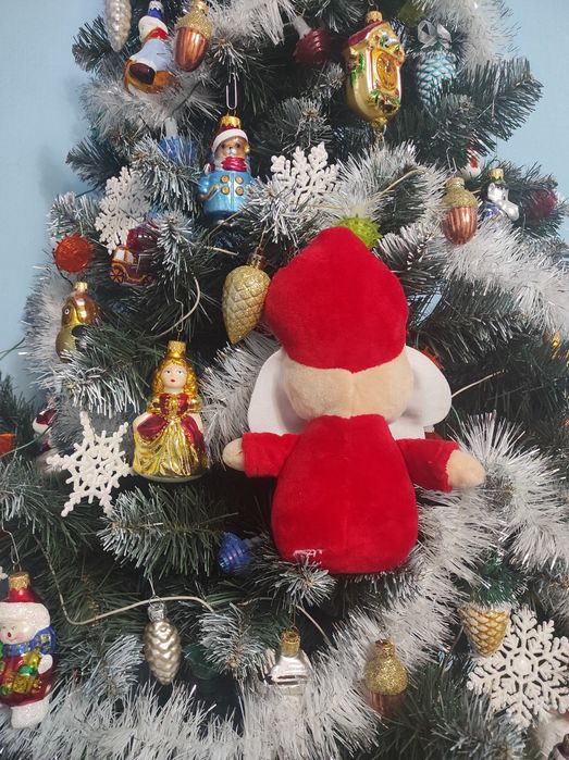 М'яка новорічна іграшка,Миколай