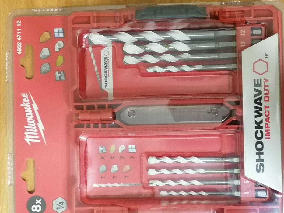 Milwaukee універсальні сверла. 4932 4711 12