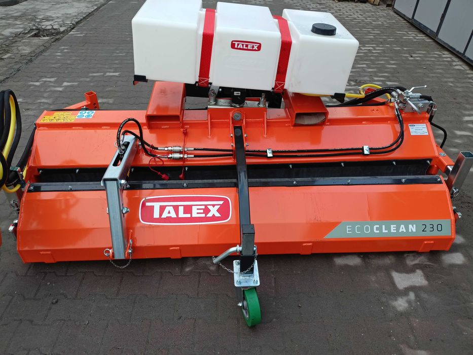 Zamiatarka drogowa 2,3m -pojemnik na wodę,szczotka boczna