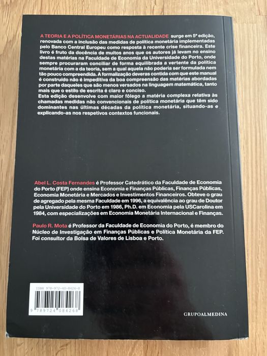 A Teoria e a Política Monetárias na Actualidade