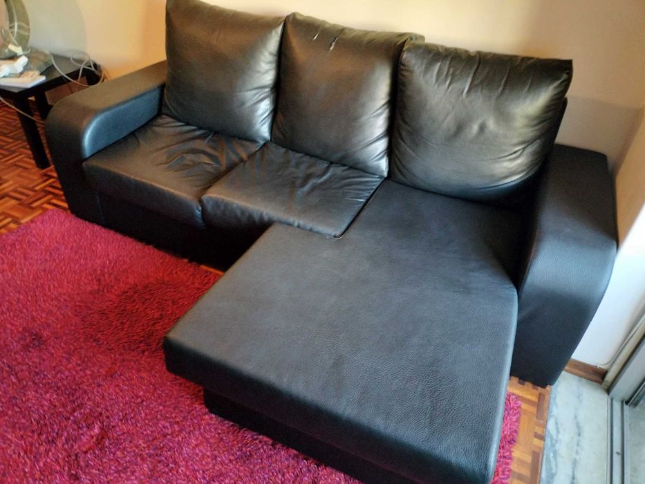 Sofá long chaise para despachar muito barato