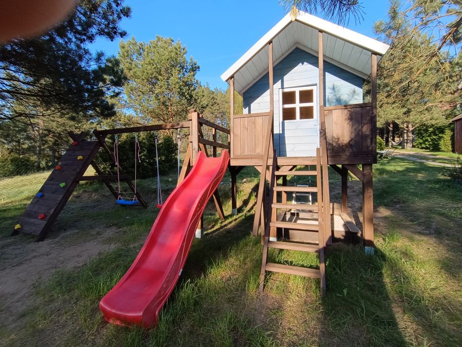 Domek na Kaszubach Wczasy Zdunowice , balia z jacuzzi+sauna