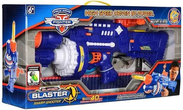 Автомат Бластер SB250 на акумуляторі з м'якими кулями на присосках