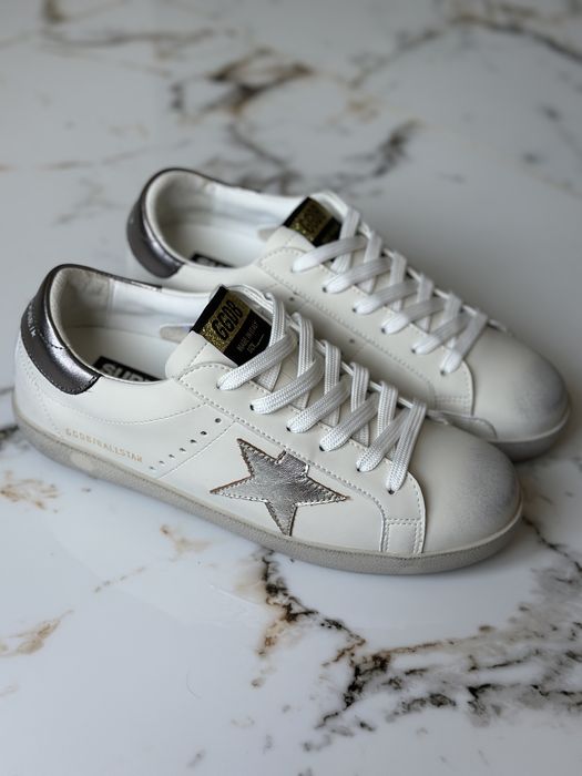 Golden Goose Ball Star White/Silver