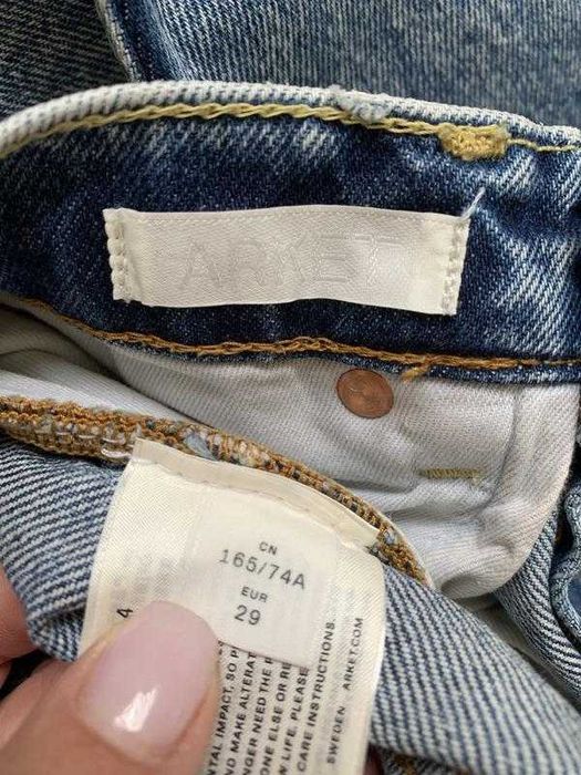 Плотные котоновые джинсы ARKET размер 29