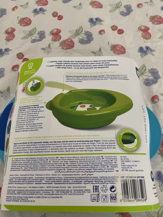 Prato chicco para bebé