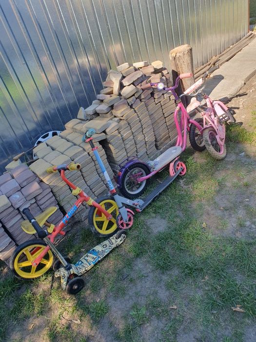 Rowerki hulajnogi całość