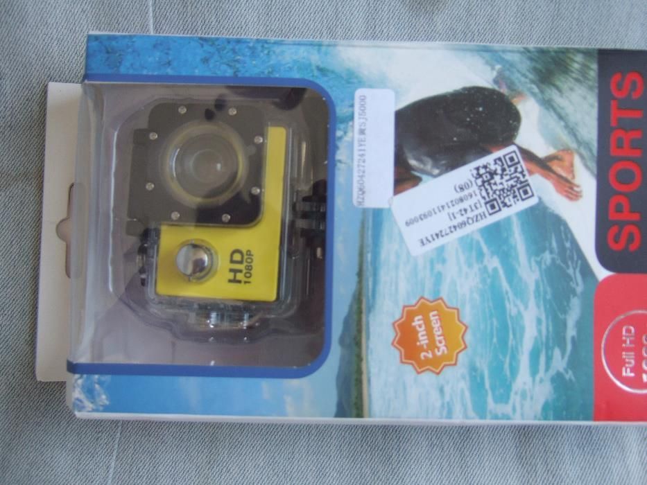 Câmara de desporto tipo GoPro Flutuante de mão