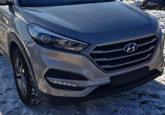 Maska zderzak blotnik pas przedni chlodnice tucson  III  przedlift y3y