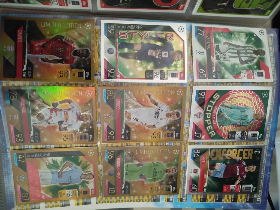 Caderneta match attax 22/23