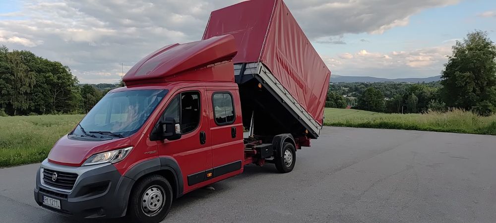 Fiat Ducato brygadowy iveco kiper wywrotka wywrot 3 stronny doka
