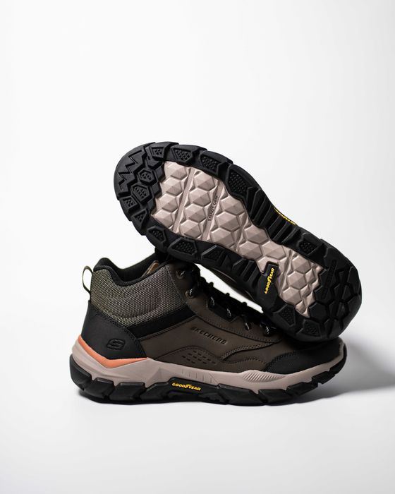 Мужские ботинки Skechers Santoro Hopkins кожаные 205587/BLK (2