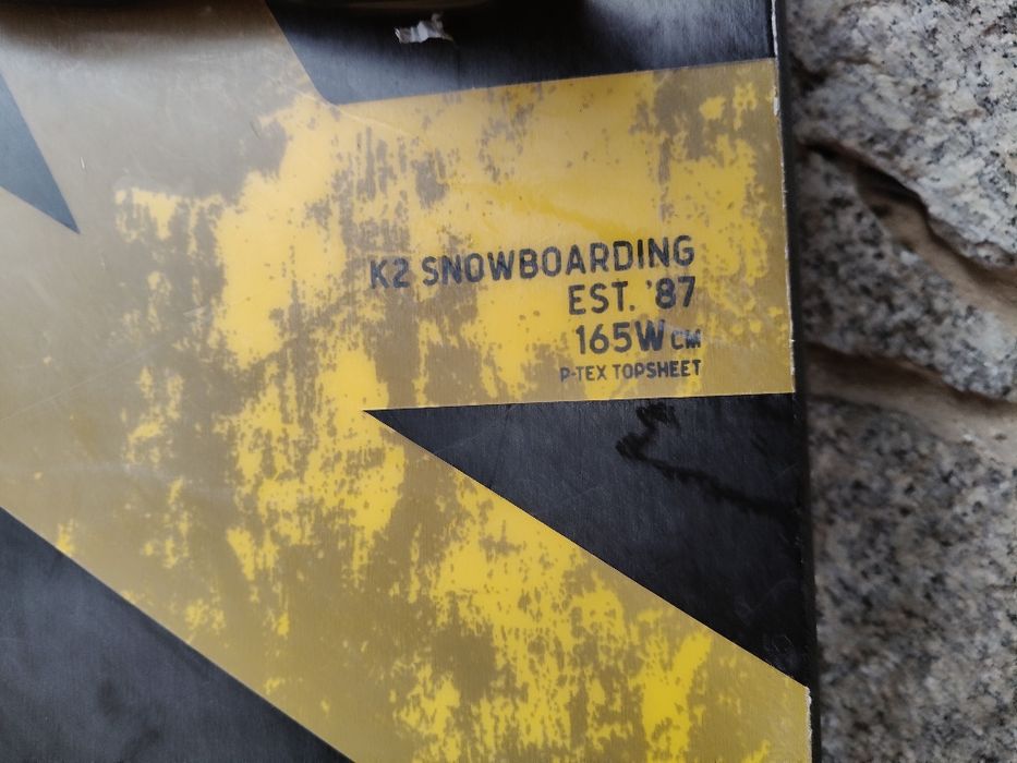 Deska snowboardowa K2 161 cm z wiązaniami Nitro