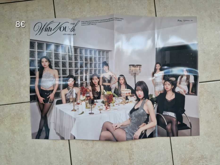 Photocards e posters das Twice