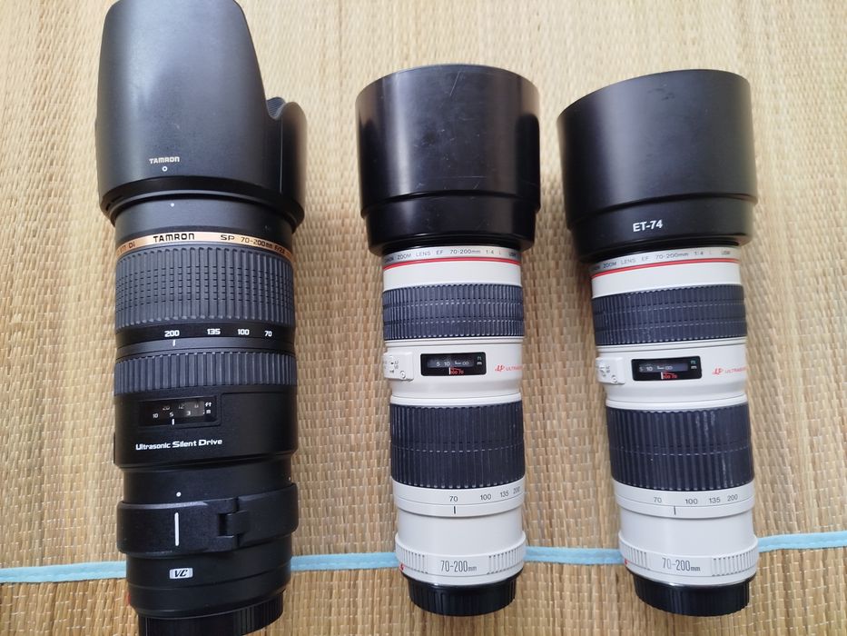 Canon EF 70-200 f4, 70-300, 16-35 f2.8 II