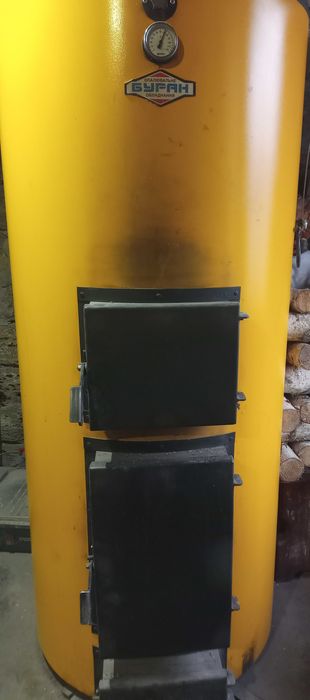 Котел твердопаливний 50кВт. Б/У