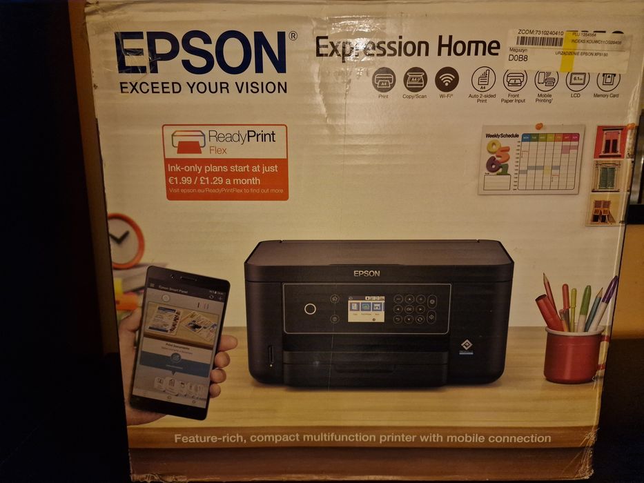 Drukarka Epson XP5150 w pełni sprawna,  13x nowych tuszy