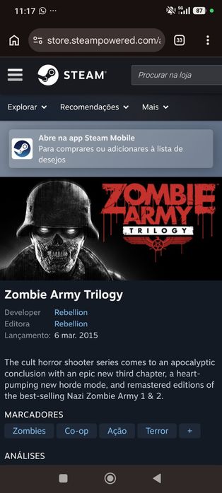 Zombie Army Trilogy - Steam key