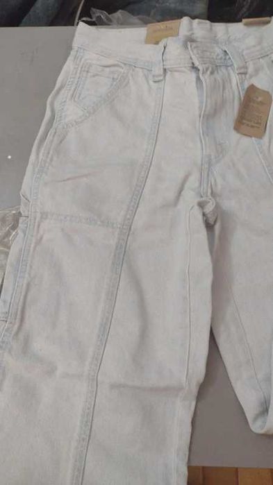 jasne jeansy levi's '94 baggy błękitne szerokie nogawki