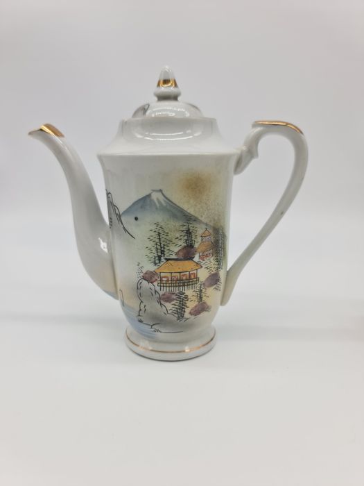 Serviço de chá chinês completo vintage
