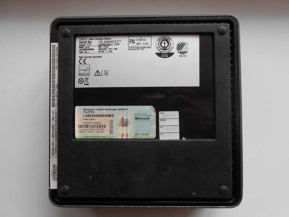 мини пк FUJITSU Q5030 Core2Duo Penryn без SSD и RAM рабочий