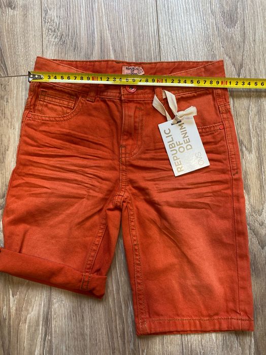 Шорты мальчик джинсовые размер рост 122 6/7 лет  OVS