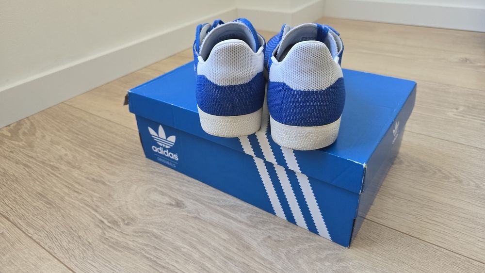 ADIDAS Gazelle Primeknit 46 2/3 Azul/Branco